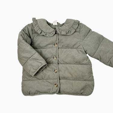 Veste sauge en fin corduroy 1.5-2Y