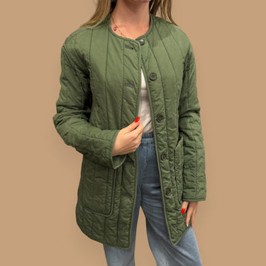 Manteau eucalyptus matelassé pour femmes XXS