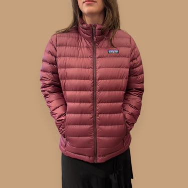 Manteau aubergine duvet pour femmes S