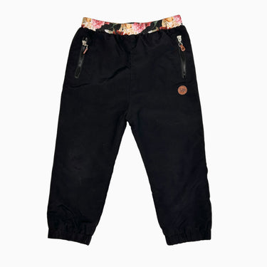 Pantalon mi-saison noir doublé en polar 2-3Y