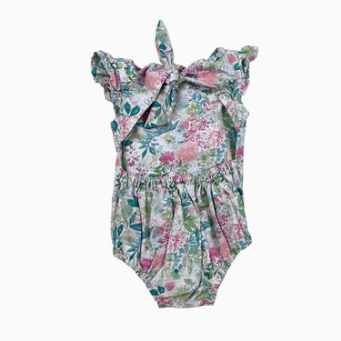 Barboteuse fleurie en coton 2Y