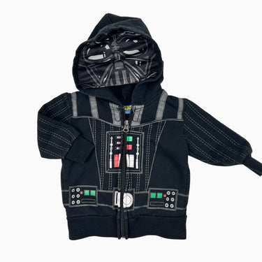 Veste à capuchon noire 'Star Wars' avec cape 12M