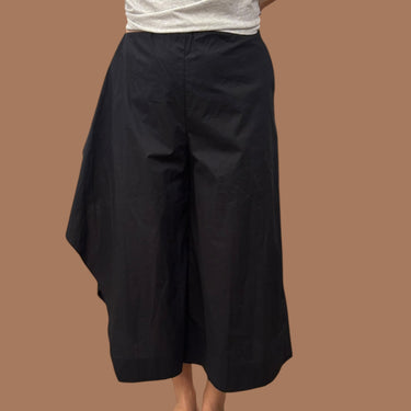 Pantalon noir en coton pour femmes 8US