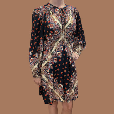Robe 'Jasper bleu nuit' en viscose pour femmes S