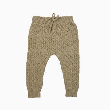 Legging sable en tricot 12-18M