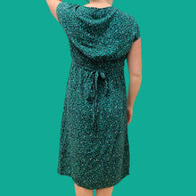 Charger l&#39;image dans la galerie, Robe maxi marine et turquoise pour femmes 14UK Large
