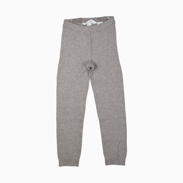 Pantalon taupe en tricot de coton 5-6Y