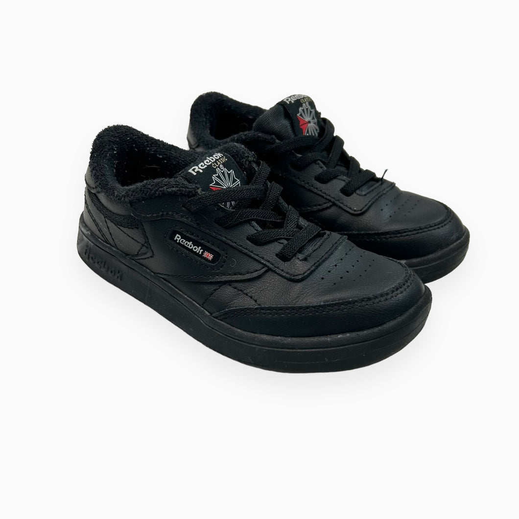 Sneakers noirs à lacets élastiques 10US