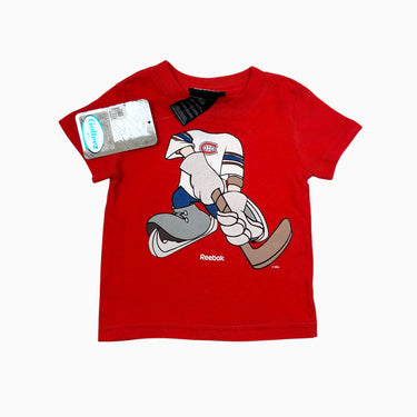 T-shirt rouge 'joueur des Canadiens' 12M