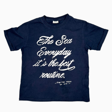 T-shirt marine 'The sea' 6-7Y