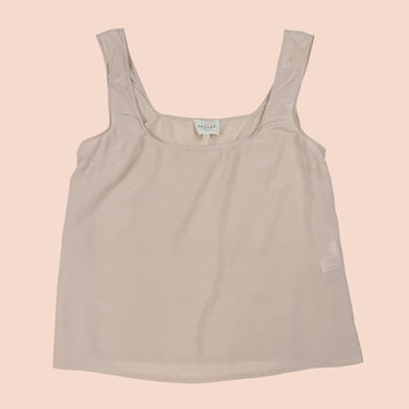Camisole rose en soie pour femmes 42EU