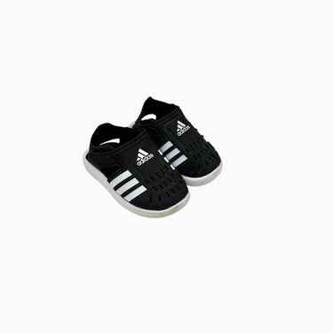 Sandales fermées noires à velcro 4US
