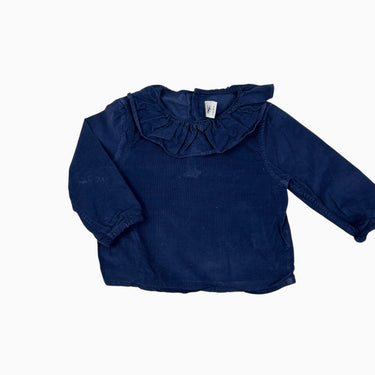 Blouse à col marine en corduroy 18M