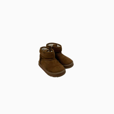 Bottes marrons doublées en peluche avec zip 22EU