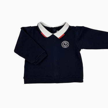 Pull polo marine 12M