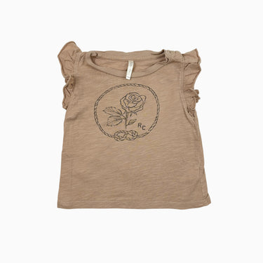 T-shirt saumon 'rose' 12-18M