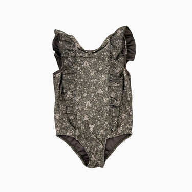 Maillot taupe fleuri 6-12M