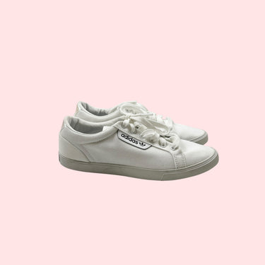 Sneakers blanches 'Sleek' à lacet pour femmes 7US