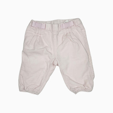 Pantalon rose en fin corduroy 6M