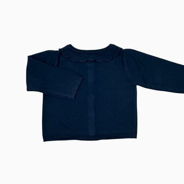 Cardigan marine en tricot 12M