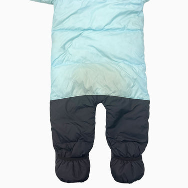 Combi d'hiver noir et aqua retro nuptse 12-18M