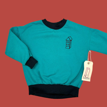 Blass crewneck DMM aqua 5-6Y