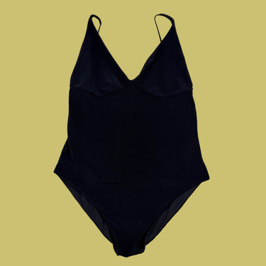 Maillot noir texturé pour femmes XL