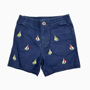 Short marine 'voiliers brodés' 12M