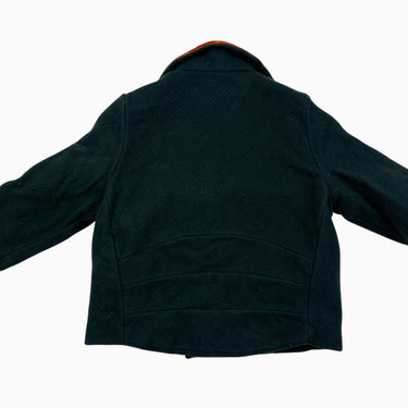 Manteau veston vert fôret en viscose et poly 6Y