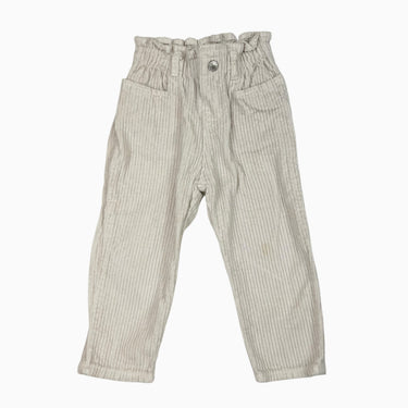 Pantalon blanc en corduroy 12-18M