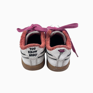 Sneakers blanches 'Tom and Jerry' à lacet 11.5US