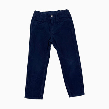 Pantalon marine en corduroy 4-5Y
