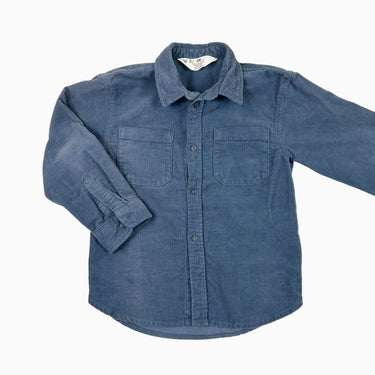 Chemise marine en corduroy 4-5Y