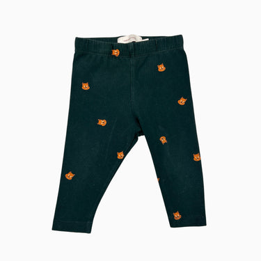 Legging vert 'écureuils' 6M