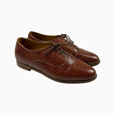 Souliers La Boogie cognac reptile pour femmes 38EU