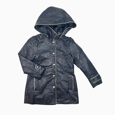 Manteau de pluie marine ciré avec capuchon 5Y