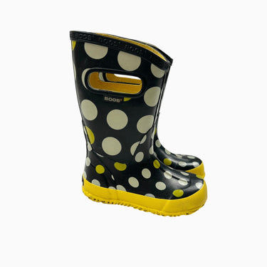 Bottes de pluie marine à pois 9US