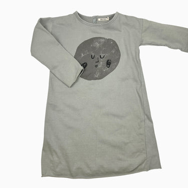 Robe grise visage 8-9Y
