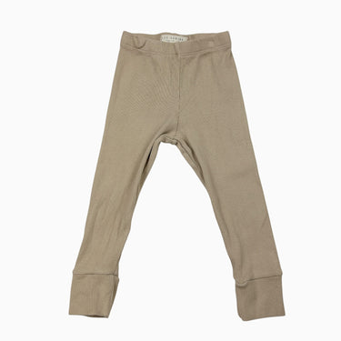 Legging crème côtelé 12-18M