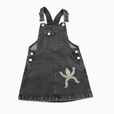 Robe jumper en jeans noir revalorisé 7Y