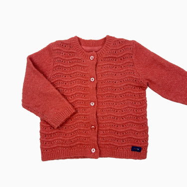 Pull corail en tricot 9M