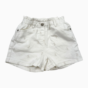 Short blanc papillons 6Y