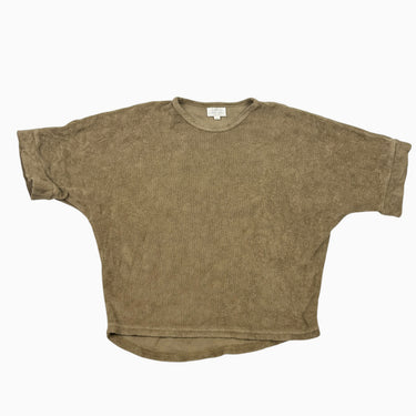 T-shirt olive en ratine 4-5Y