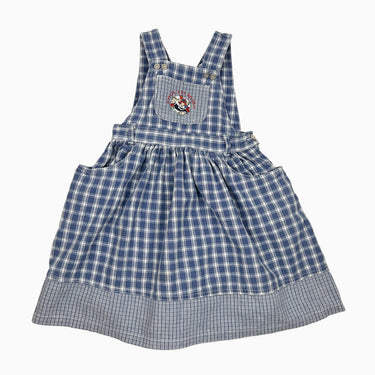 Robe carreautée bleue vintage 4Y