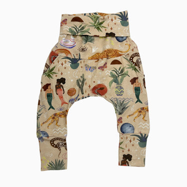 Pantalon beige 'sirènes' 6-12M