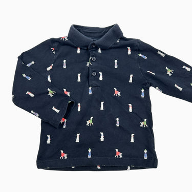 Polo marine chiens 24M