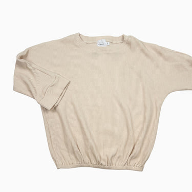 Pull rose côtelé 7-8Y