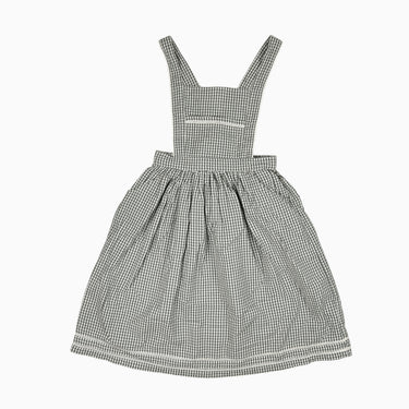 Robe grise à vichy sauge 8Y