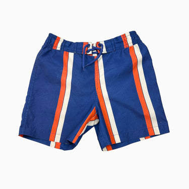 Short maillot avec filet bleu à rayures 4-5Y