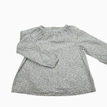 Blouse 'fleurs bleues' 5Y